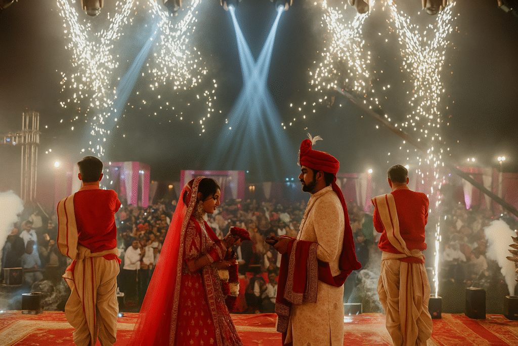 Ganga Aarti Wedding Event in Karnataka